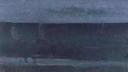 James Mcneill Whistler Noc-turne:Blue and Silver-Bognor (mk43) Sweden oil painting artist